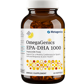 OmegaGenics EPA-DHA 1000 60 softgels (Alternative to Orthomega EPA by Orthomolecular)