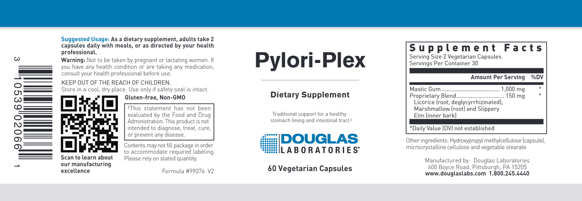 Pylori-Plex 60 vcaps -Limited Supply