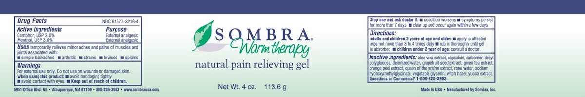 Sombra Warm Therapy 4 oz - Special Order