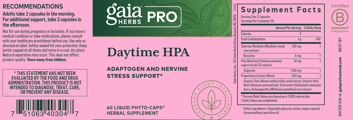 Daytime HPA Phyto-Caps 60 lvcaps