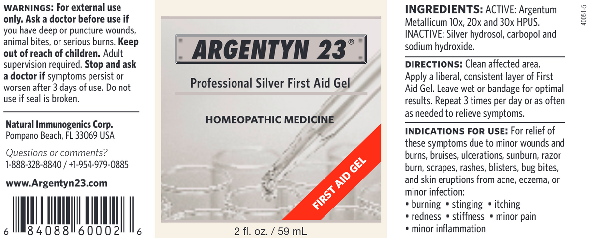 Argentyn 23 First Aid Gel 2oz