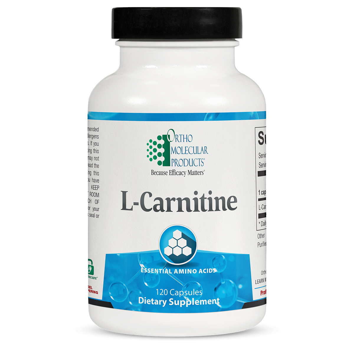 L Carnitine 120 capsules (Previously carried L Carnitine by Pure)
