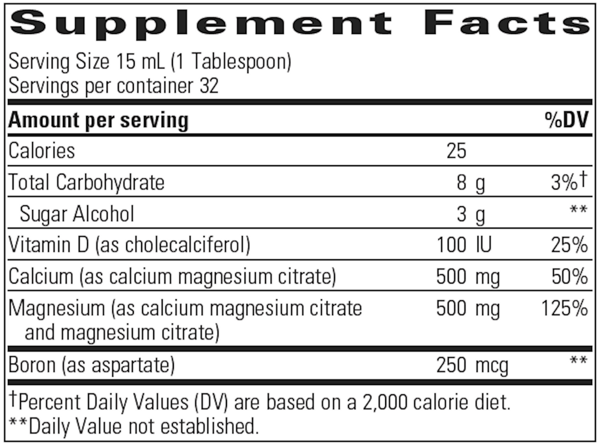 Liquid Calcium / Magnesium 16 oz Berry Flavor -Special Order