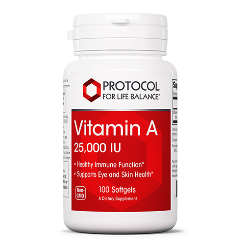 Vitamin A 25,000 IU 100 Softgels