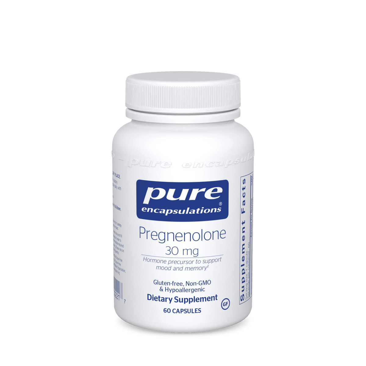 Pregnenolone 30 mg. 60 Capsules