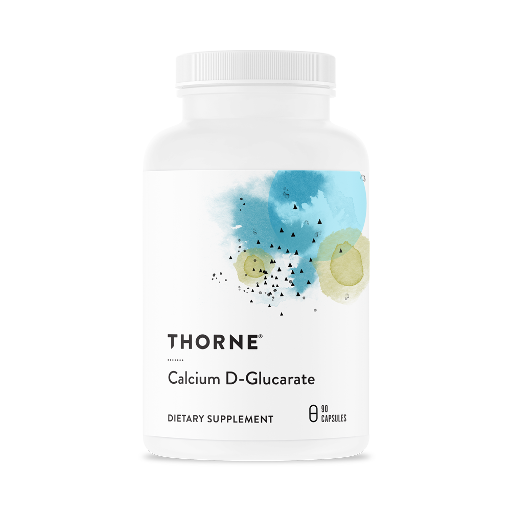 Calcium D-Glucarate (CDG) has been shown to promote liver detoxification by preventing recycling of undesirable hormones and environmental toxins.* It also helps maintain normal cholesterol levels.*