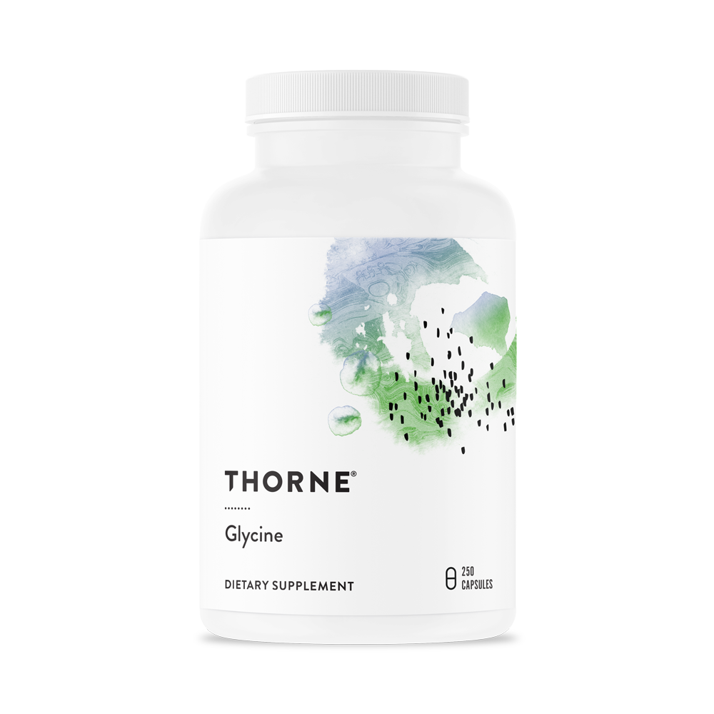 Glycine is an inhibitory neurotransmitter that supports relaxation and healthy stress management.* It also enhances detoxification and helps modulate cytokines that are associated with obesity.*